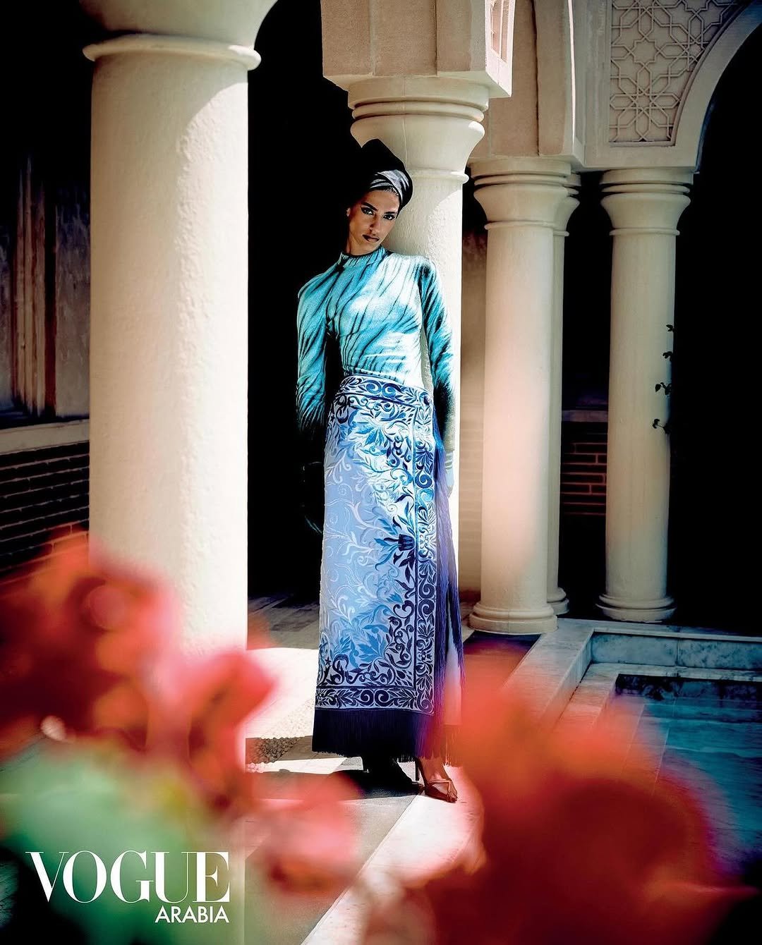 Daria Jurdi shot by Fouad Tadros for Vogue Arabia